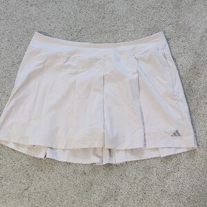 Adidas Soft Pink Pleated Skirt